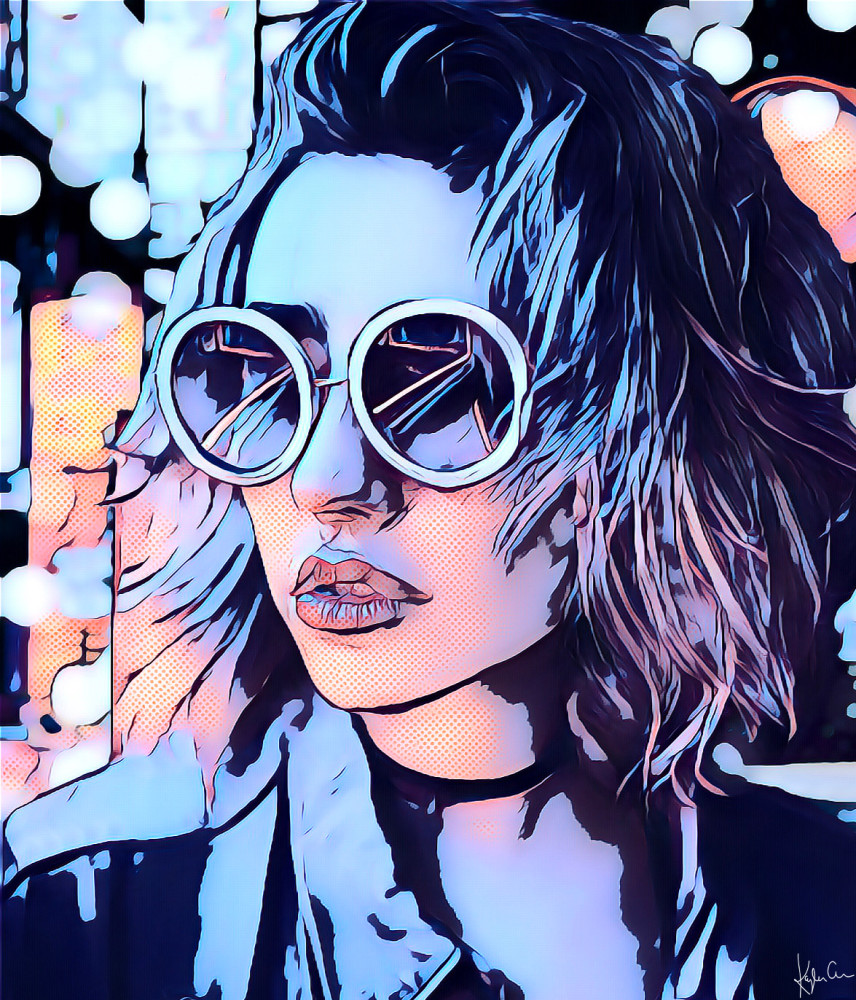 Bright Lights Art | Kayla Grace Art