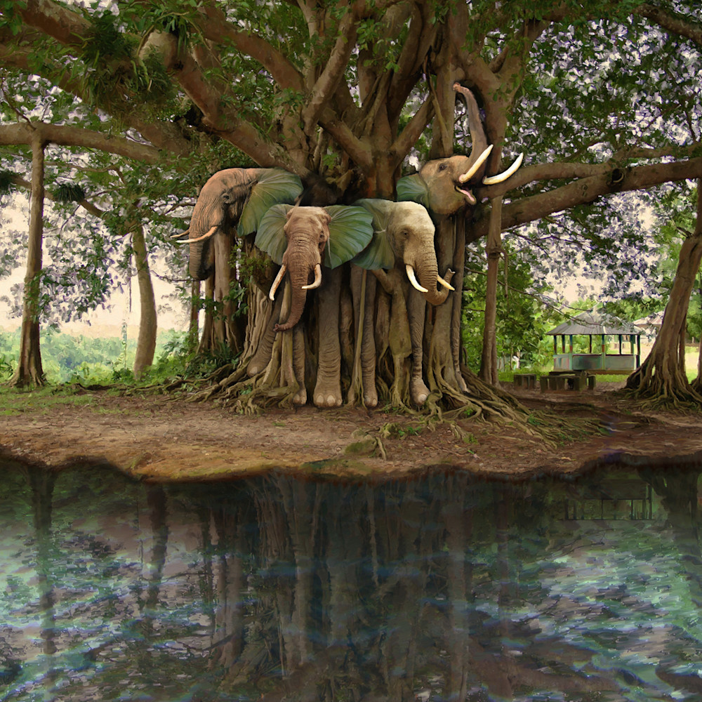 Island Of Lost Elephants Art | Leben Art