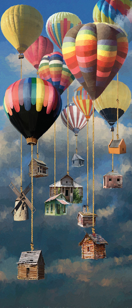 Balloon Town Art | Leben Art