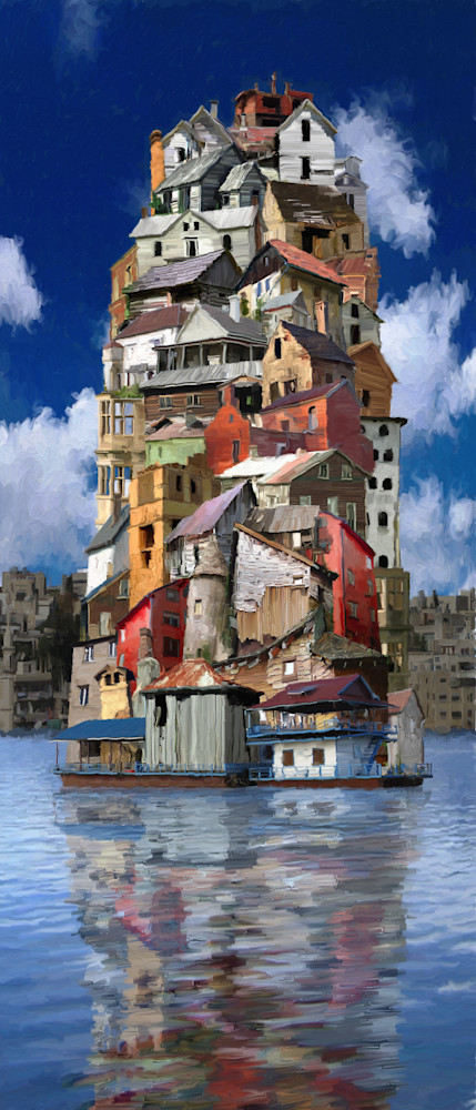 Boat Town Art | Leben Art