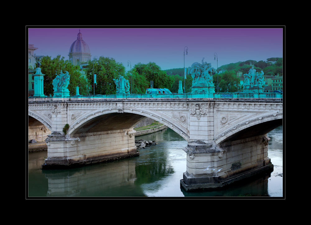 Fine Art Photography of Bridge near the Vatican City by Michael Pucciarelli