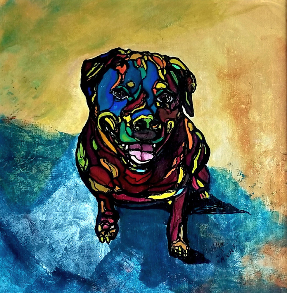 Atlas The Rottweiler Art | Krista Falkenstine