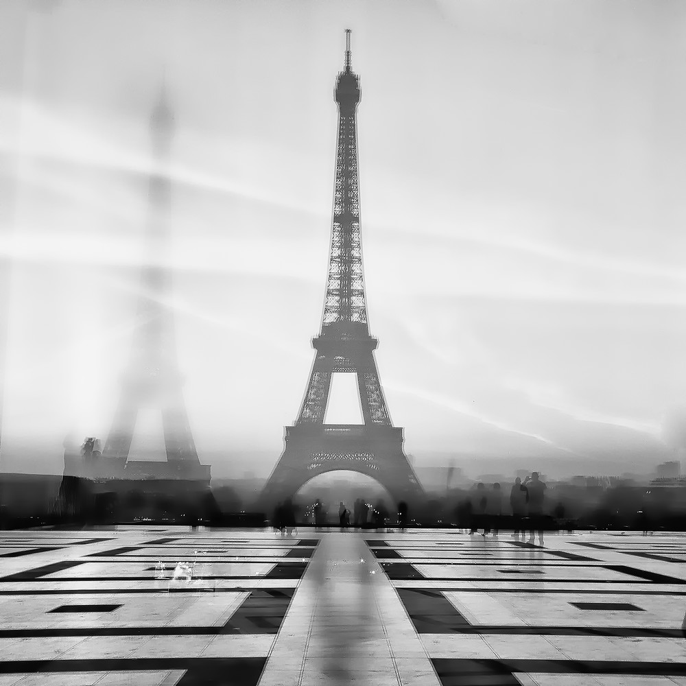 Deux Fois Eiffel Photography Art | Papu Photography