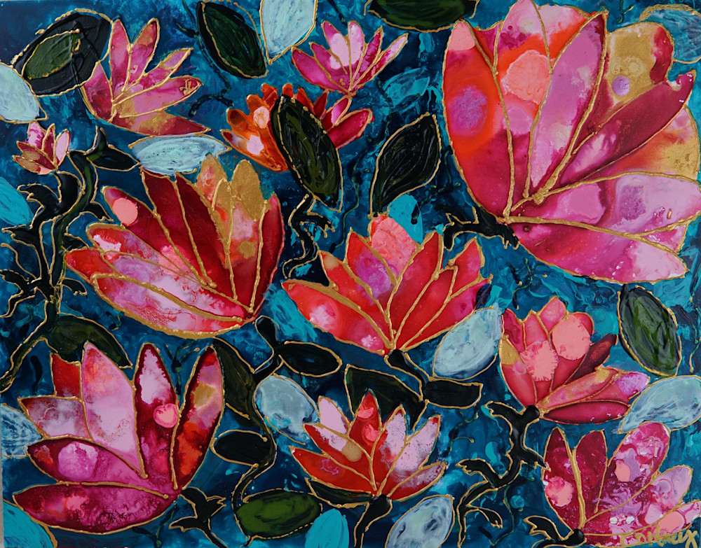 Underwater Lotuses Art | Cortney Baker