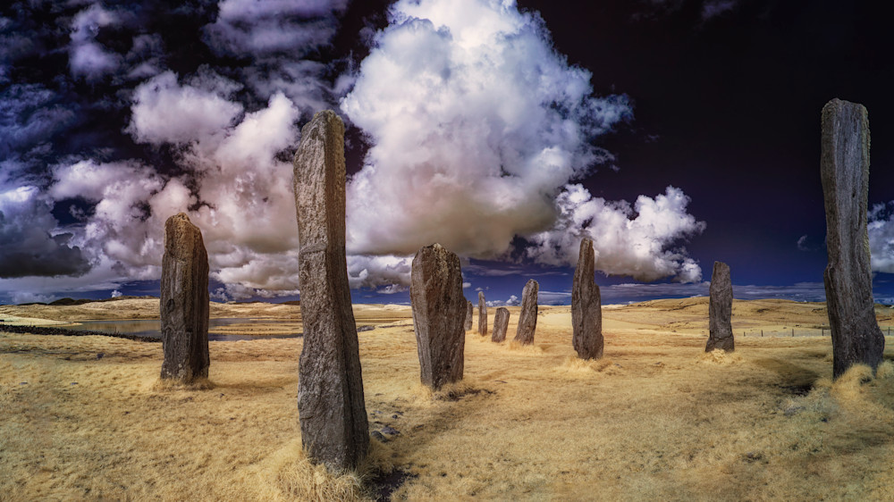 Clouds Over The Callanish Standing Stones, Isle Of Lewis, Scotland Photography Art | davidarnoldphotographyart.com