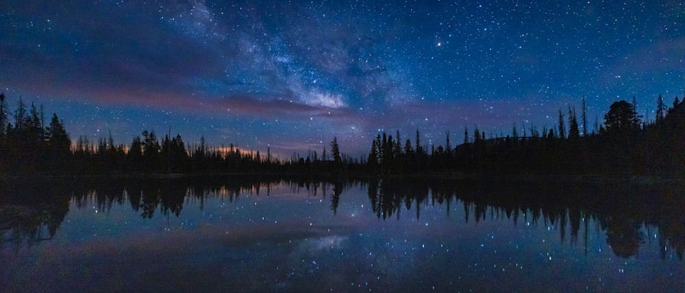 Uinta's Milky Way Panoramic Reflection