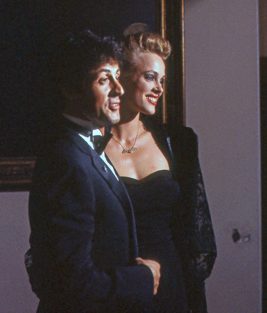 Sylvester Stallon and Brigitte Nielsen
