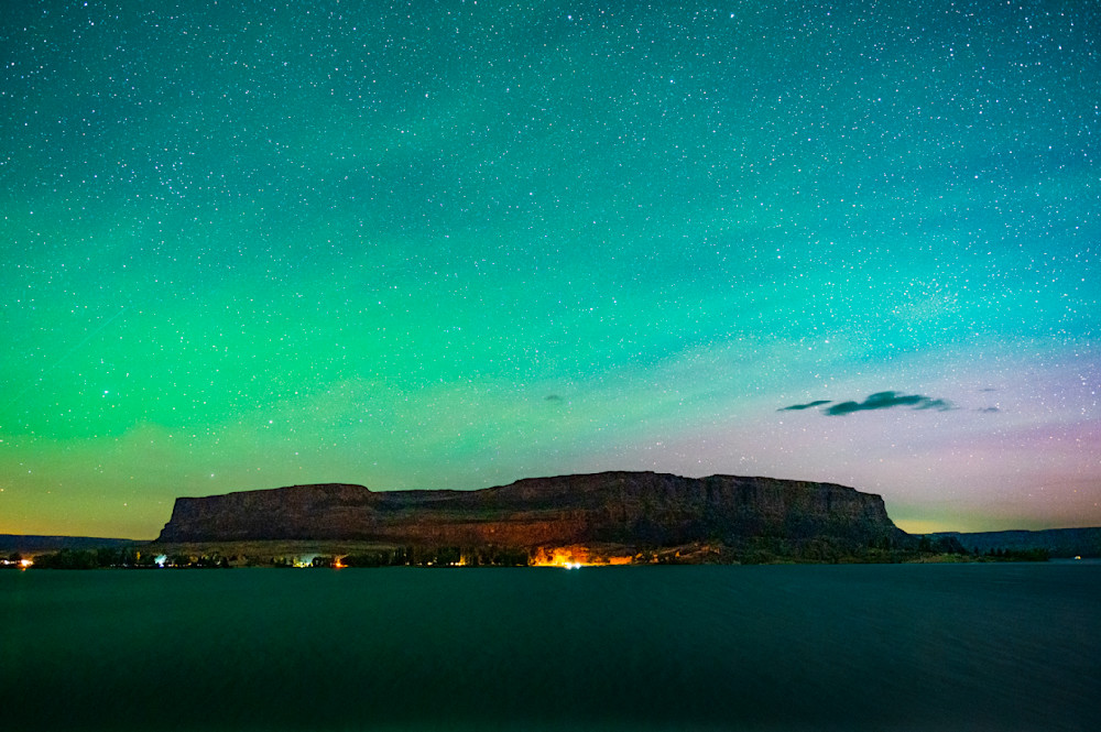 Banks Lake Airglow Photography Art | Call of the Mountains Photography