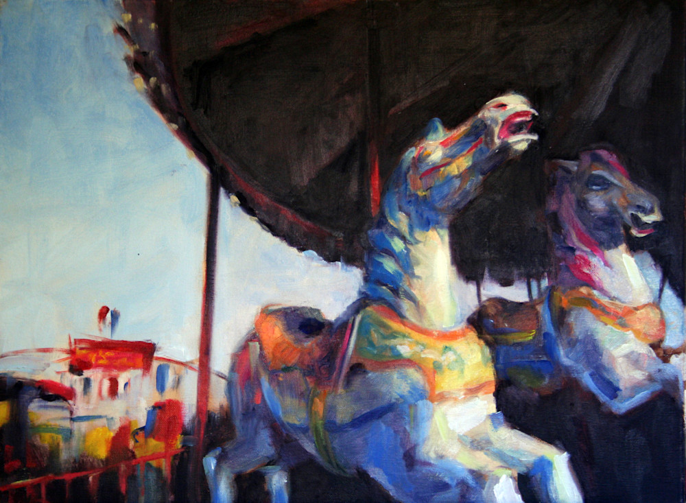 Coney Island: Galloping Horses Art | Meghan Taylor Art