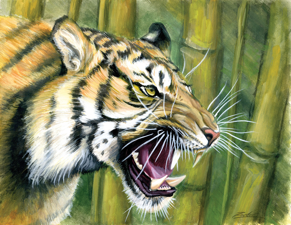 Ed Roeder   Tiger 2 Card Art Art | Castle by Design