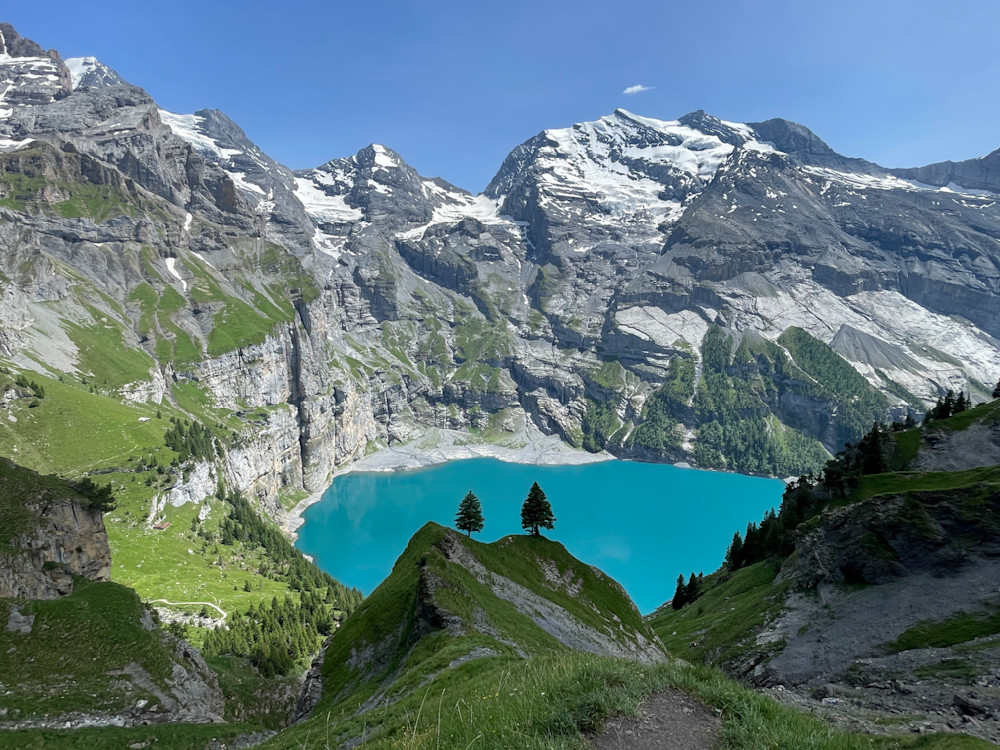 Swiss Blue Lake Art | Surreal Works by Rachelle