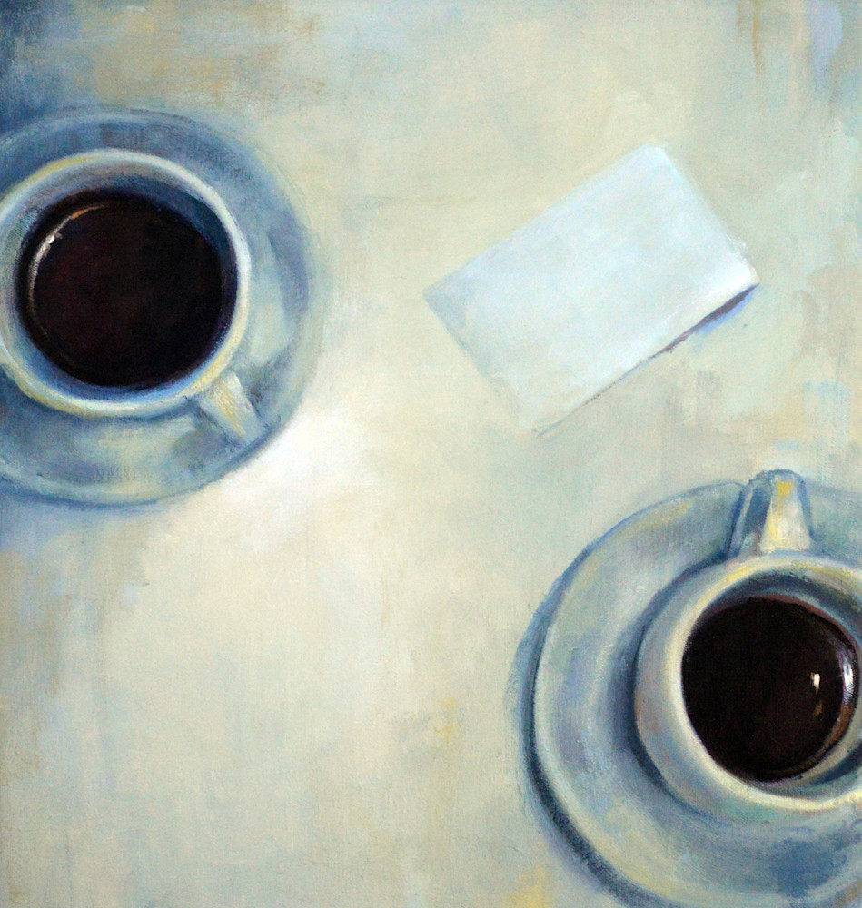 Two Coffees And The Check Art | Meghan Taylor Art