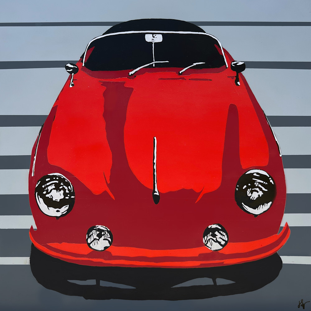 Red Speedster, Prints Art | Jon Savage Contemporary Art