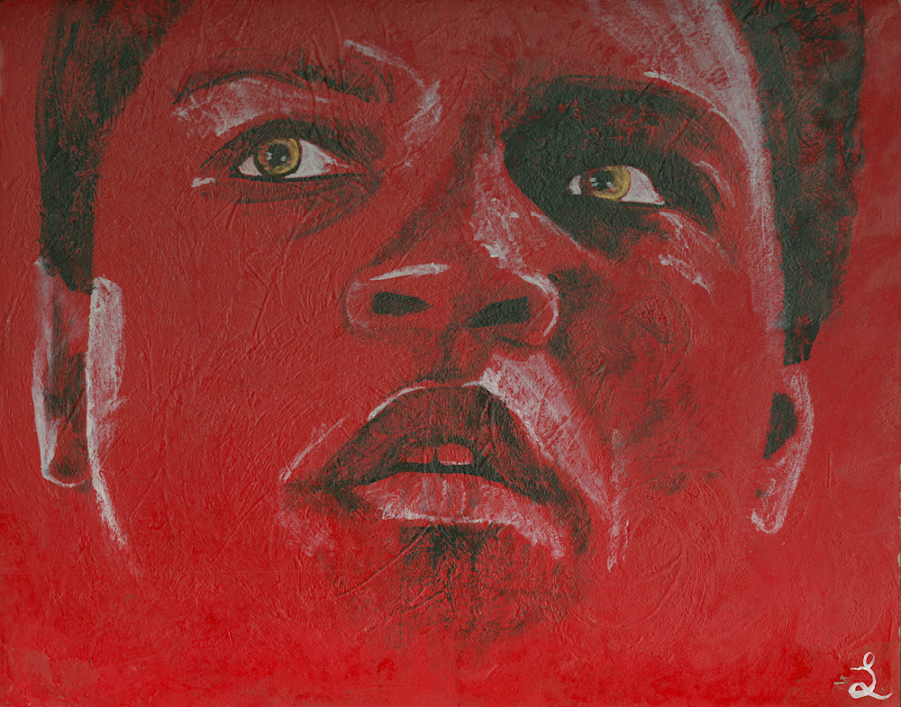 Ali In Red Art | Khaos Art