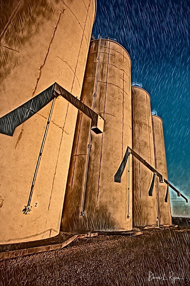 Grain Silo, Northern California Photography Art | David Ryan Photography