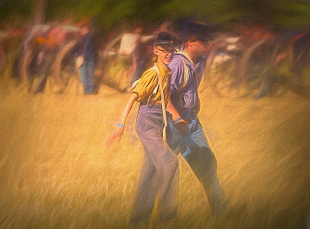Two Young Walking The Field Photography Art | Photoeye Inc
