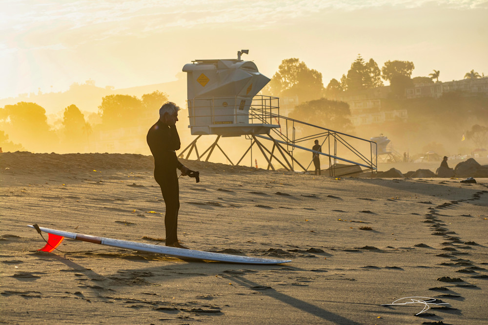Surfer At Doheny Park, Dana Point, Ca Photography Art | Audrey Nilsen Studios