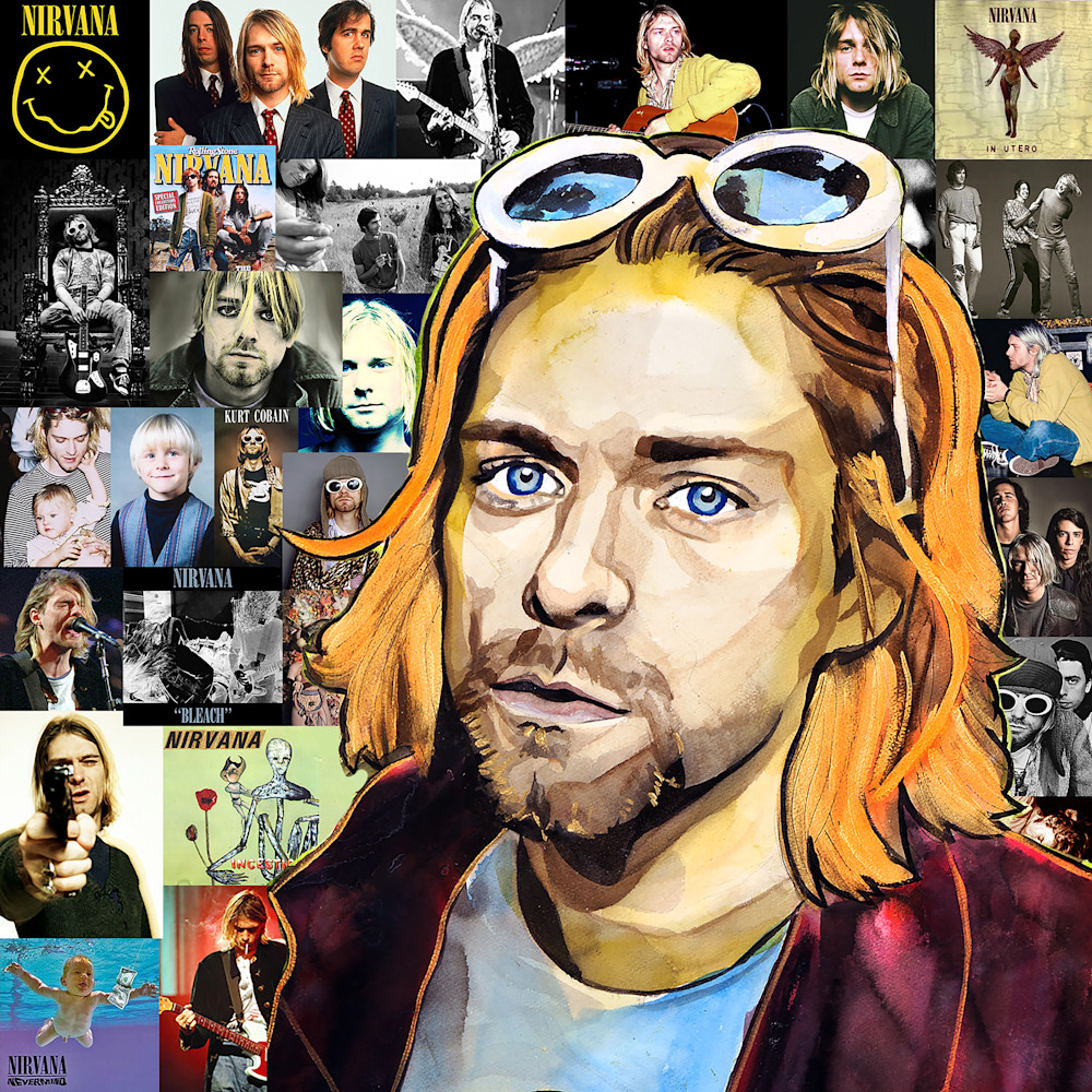 Kurt Cobain Lf Pop Art | William K. Stidham - heART Art
