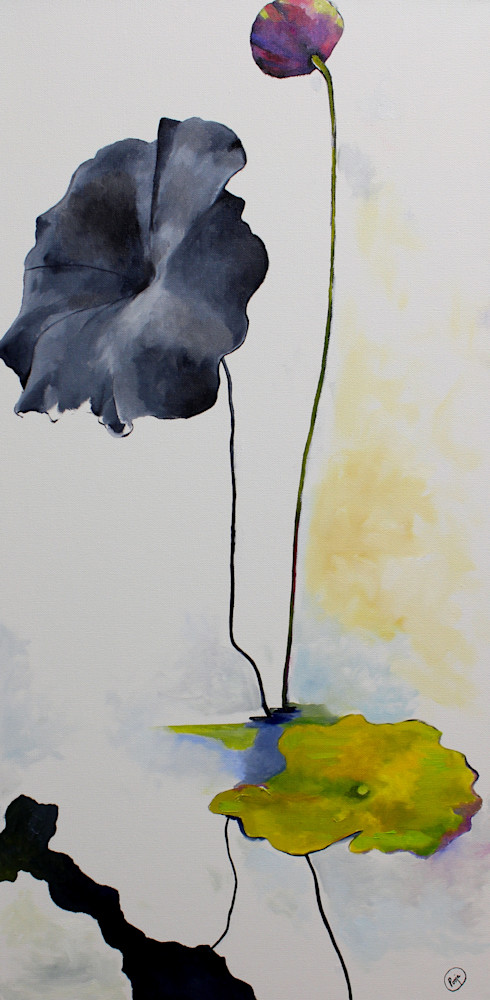 Lotus Diptych 2  Art | Pooja Fine Art