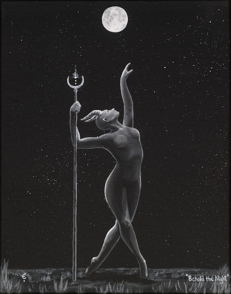 "Behold The Night" Art | Art by Eva Creature
