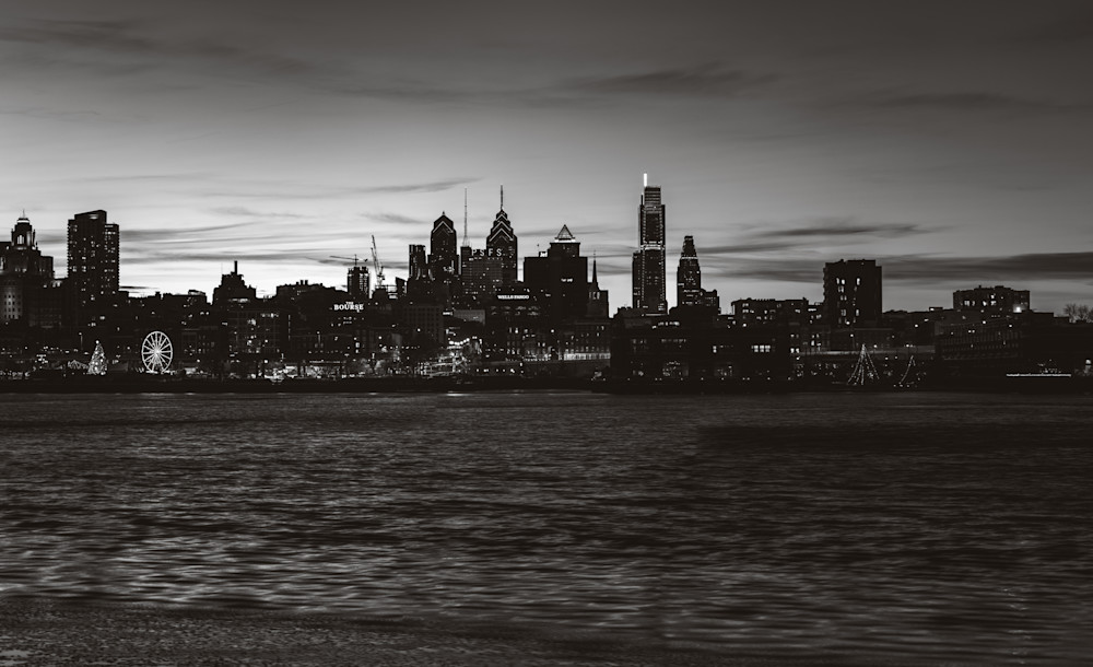 Philadelphia   Skyline   Black And White Photography Art | Images By Brandon