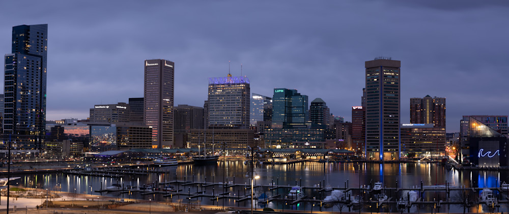 Baltimore   Skyline Closer Photography Art | Images By Brandon