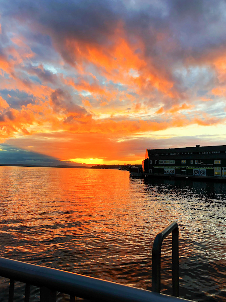 Seattle Sunset Art | Lisa Rollison Imagery