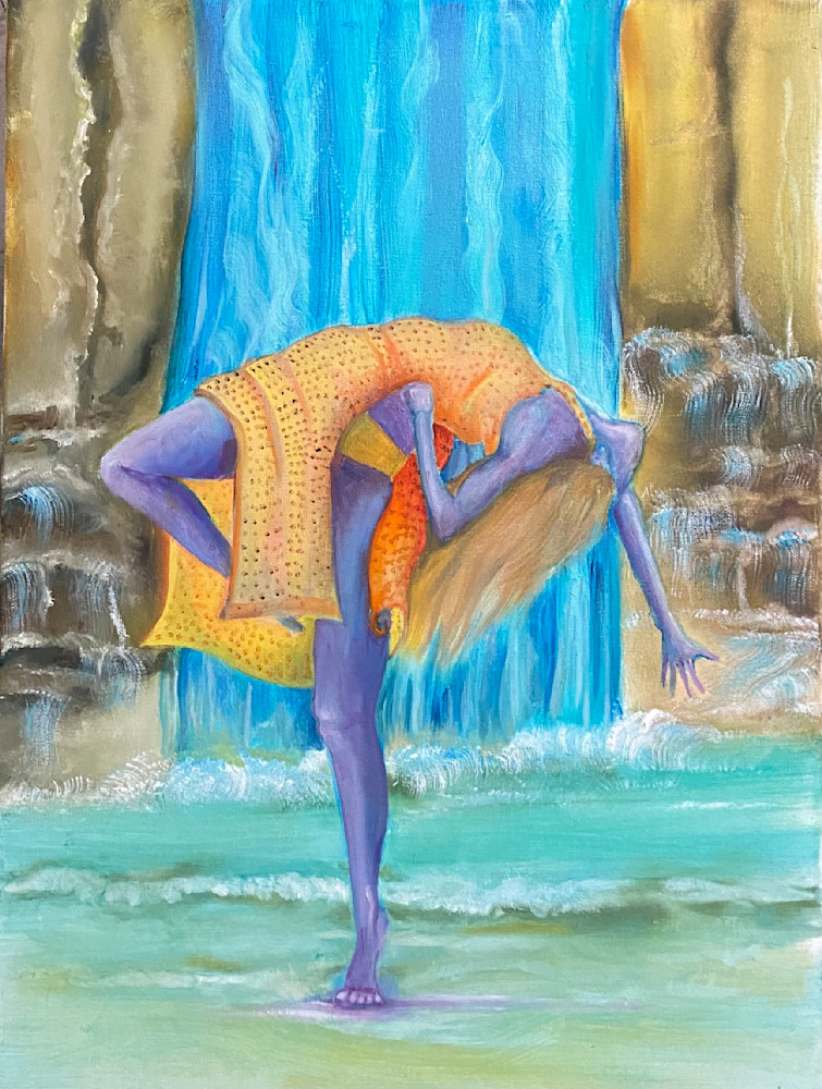 Dancing By The Waterfall Art | October Sun Studios Ltd
