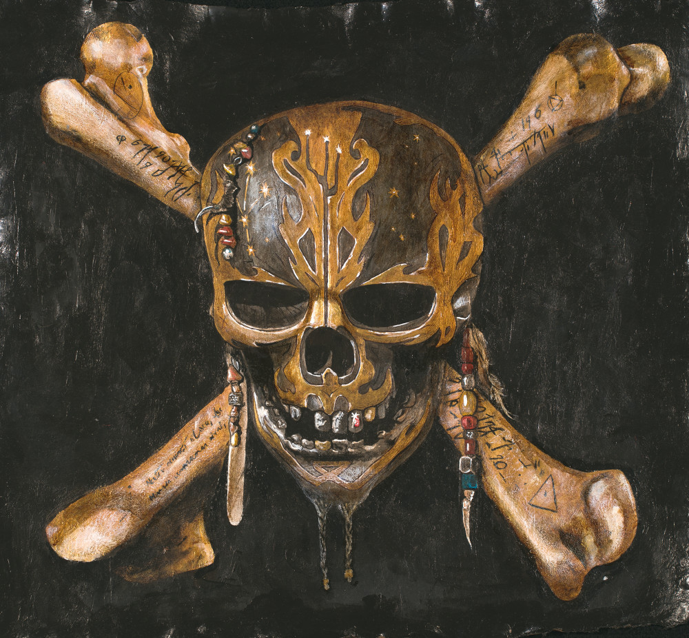 Gold Skull Gic Art | Khaos Art