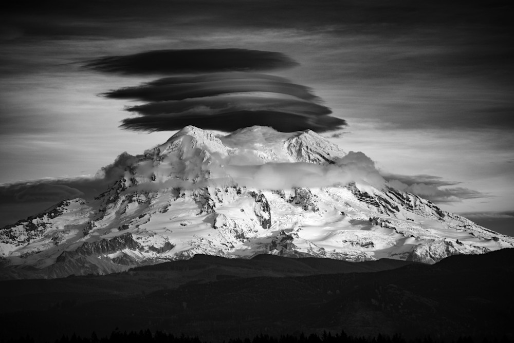 Mount Rainier: Moody Lenticular Photography Art | Troy Mason Photography
