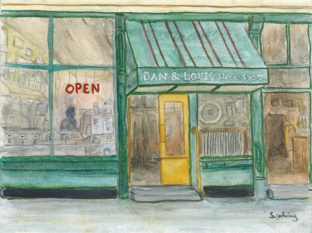  Dan and Louis Oyster Bar - Portland Painting