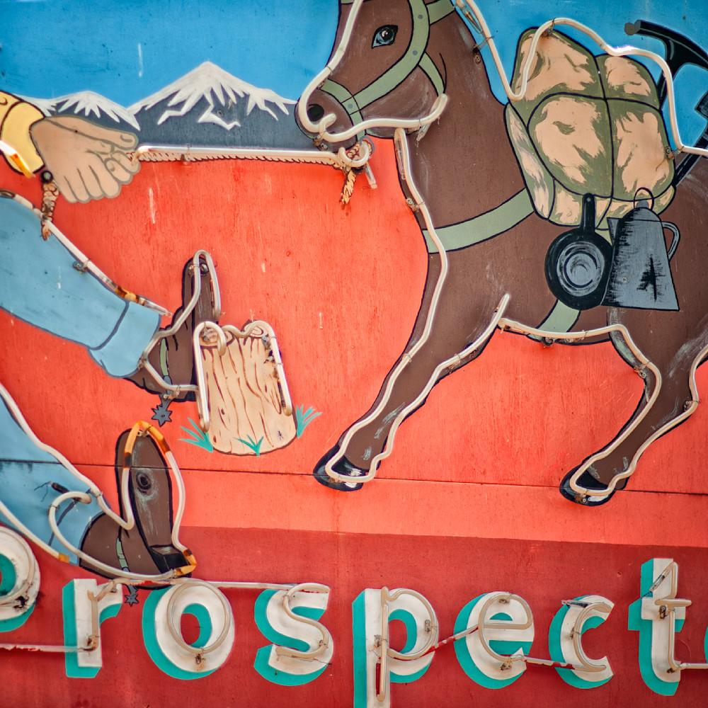 Prospector Sign, Utah
