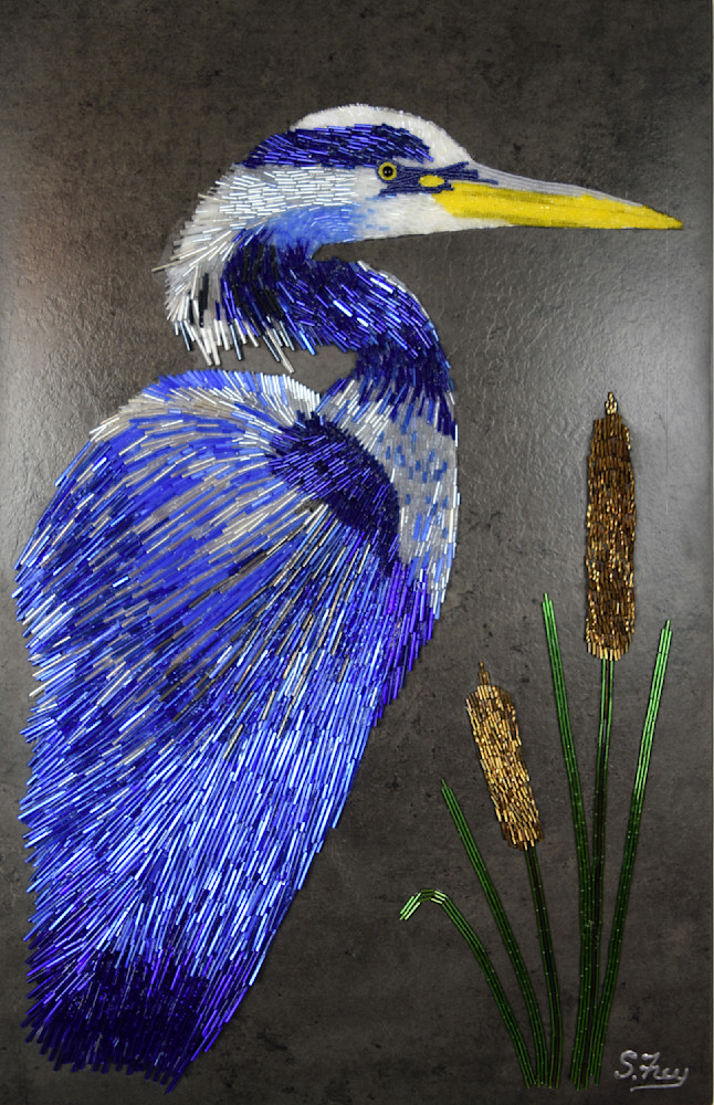 Cane (Blue Heron)   Prints Art | Sabrina Frey Fine Art