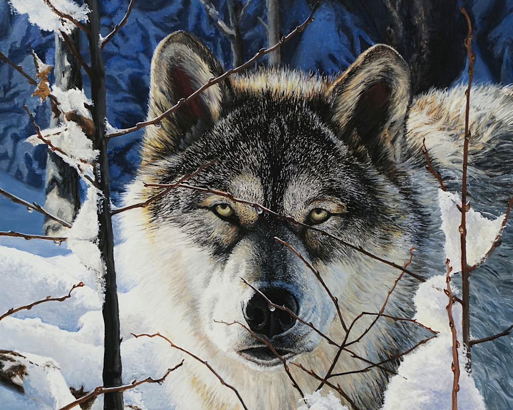 Up Close and Personal Painting Art Print by Laara Cassells