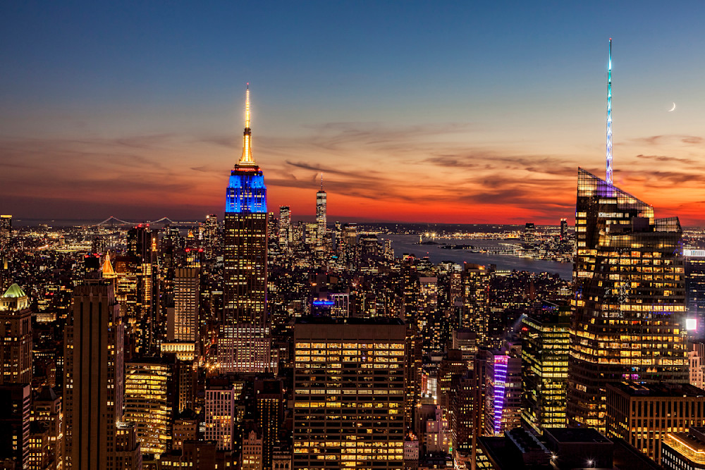 Twilight Over Manhattan Photography Art | Vision & Light Photography