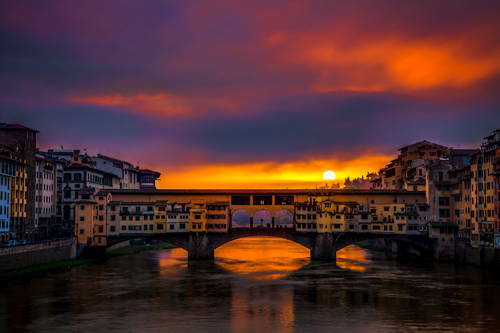 Ponte Vecchio Sunrise Photography Art | Vision & Light Photography