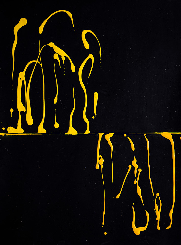 Opposition In Yellow Art | Chuck Jones, PhD Acrylic Art