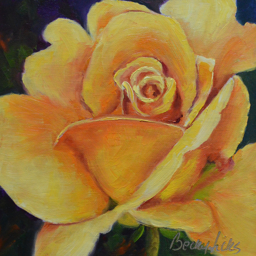 Yellow Rose Art | Becky Hicks Fine Art
