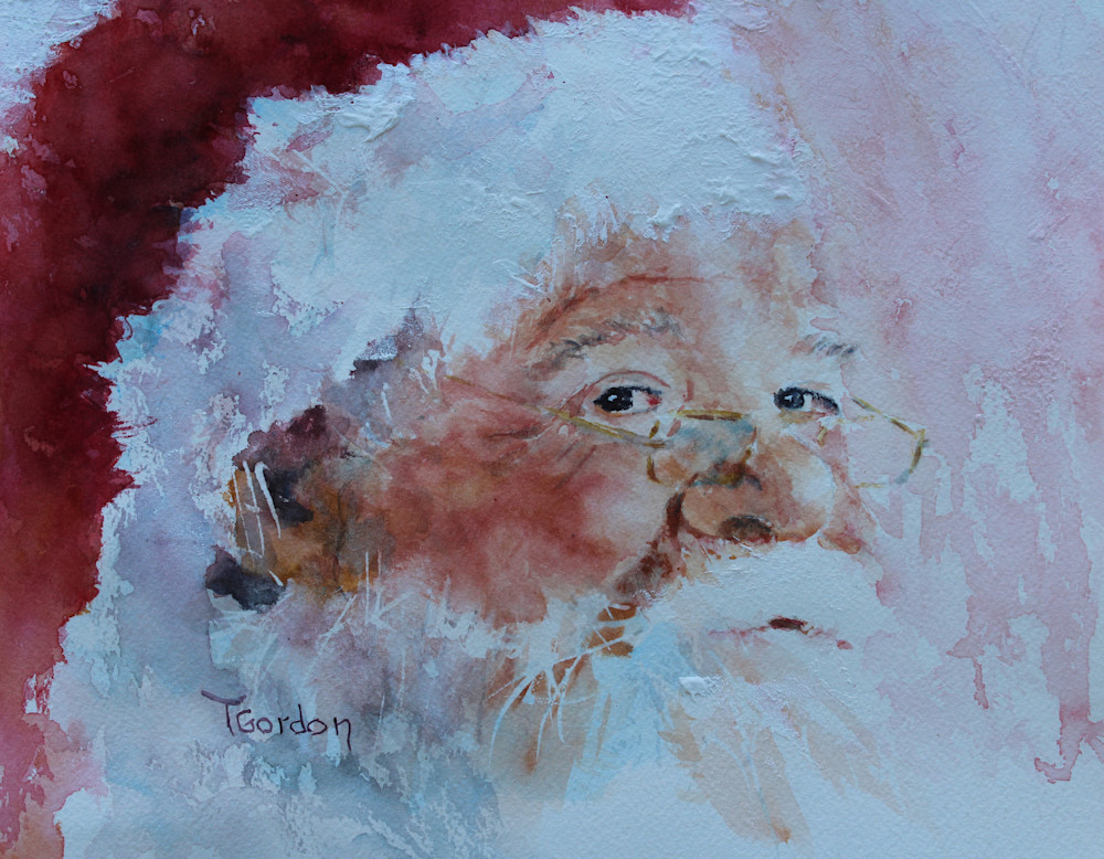 Santa Art | Terri gordon Art