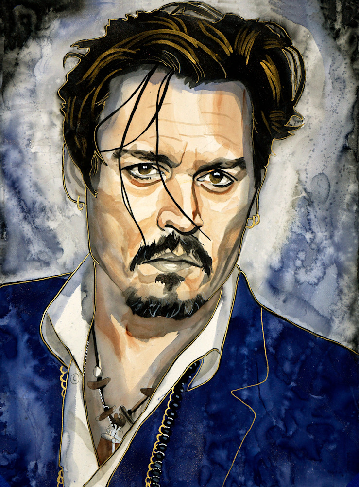 Johnny Depp Lf Art | William K. Stidham - heART Art