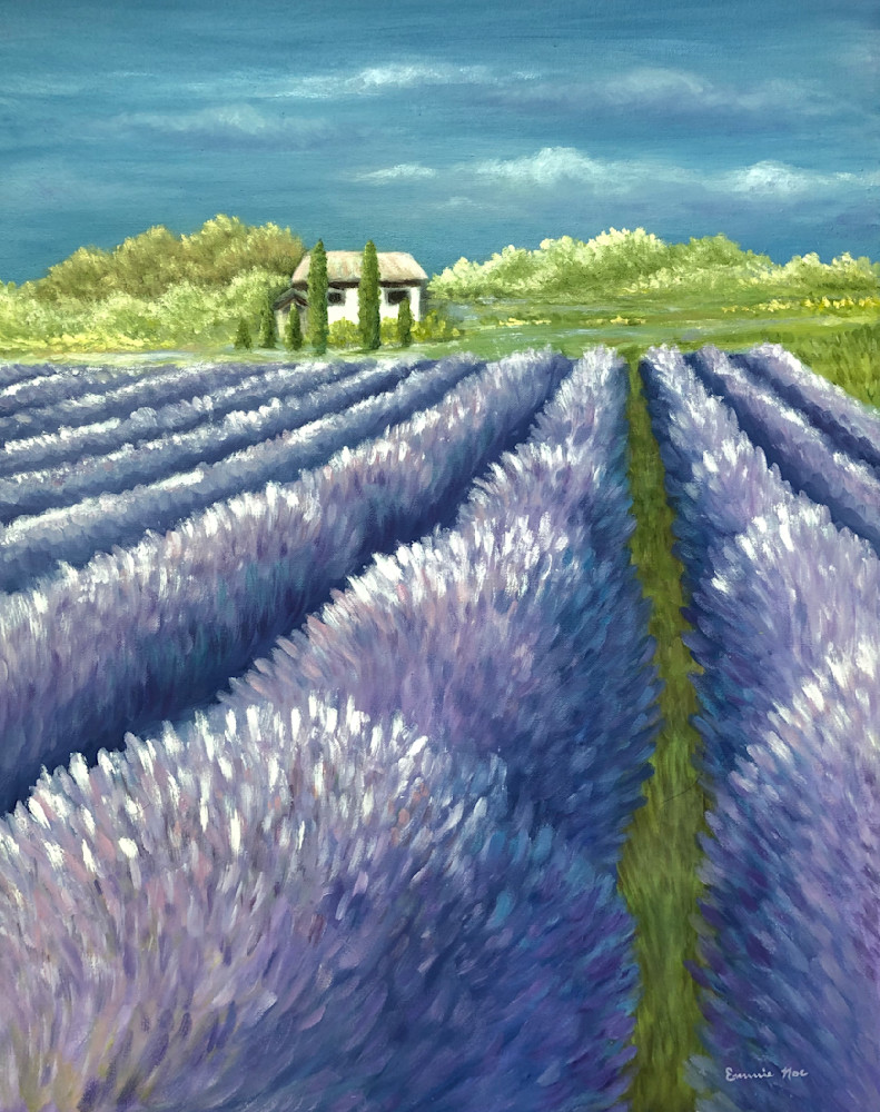 Lavender Fields Art | Art by Emmie