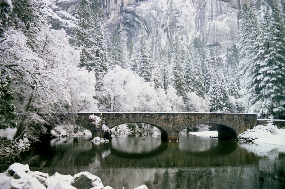 Stone Bridge Winter  Photography Art | John Wolf Photo