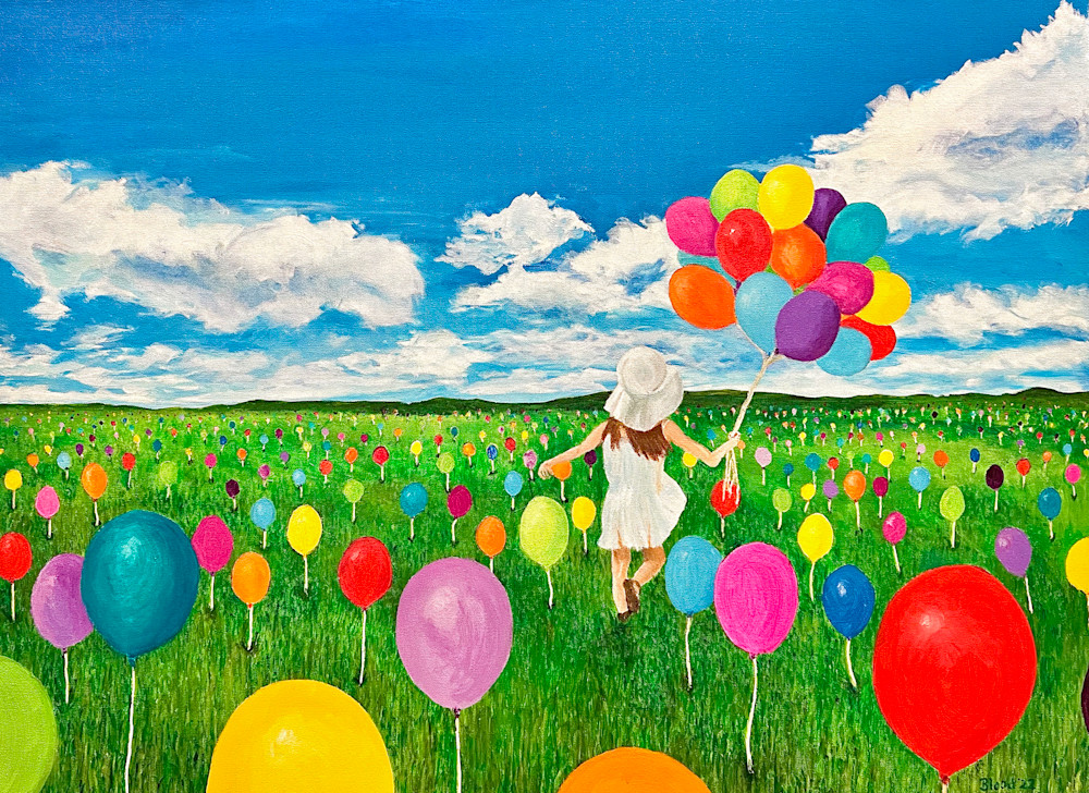 The Balloon Picker Art | tombloodart