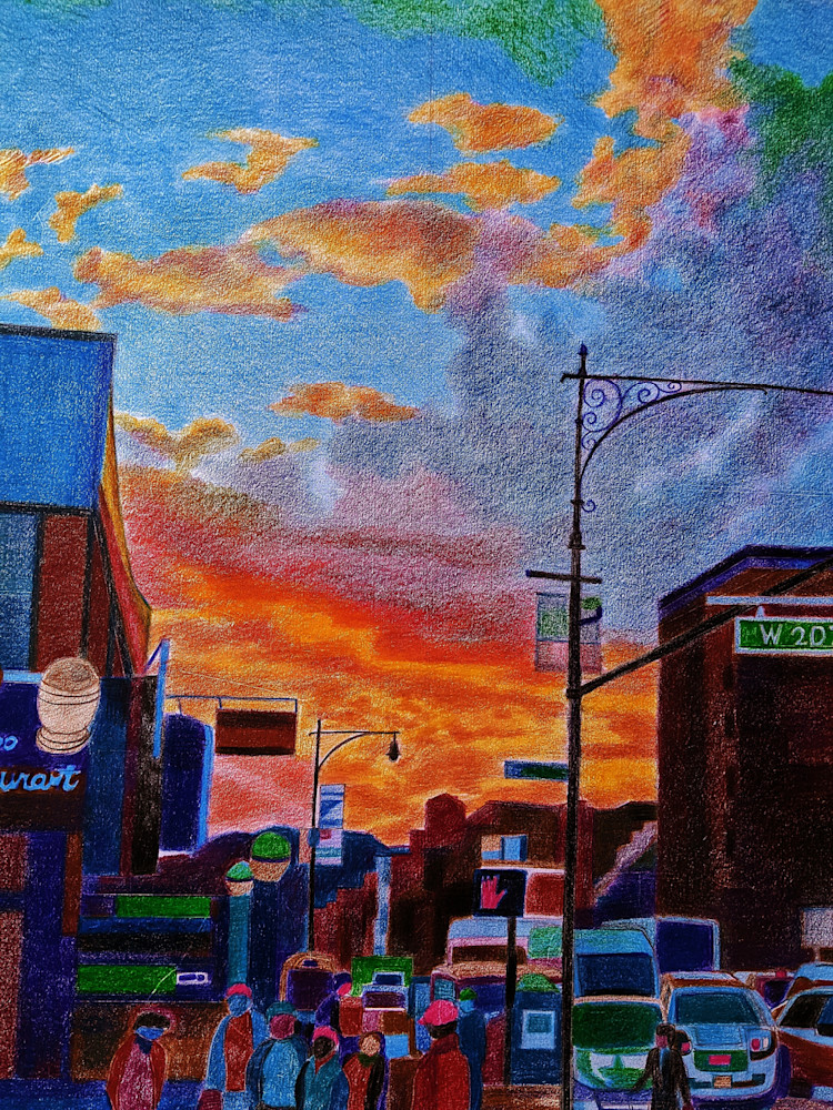 Broadway Sunset Over 207 Th St. 2 Art | lencicio