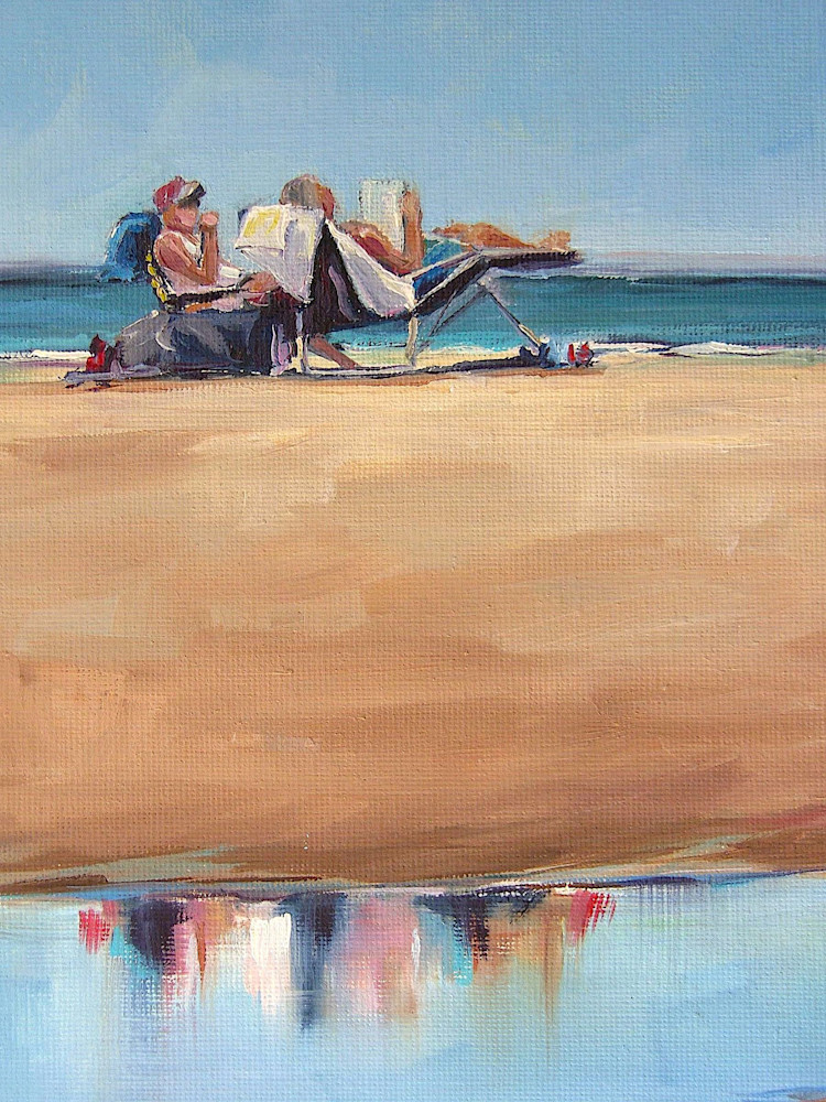 Chillin | Contemporary Realism Coastal Landscapes by Dianna Poindexter