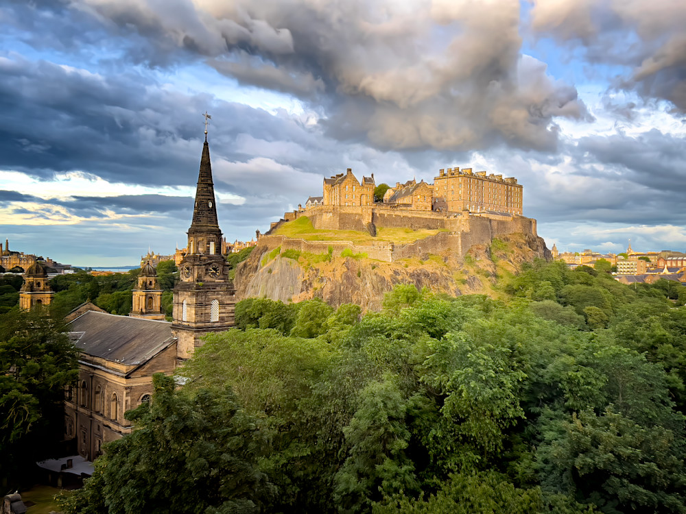 View of Edinburgh Castle | Travel Collection | CBParkerPhoto Art