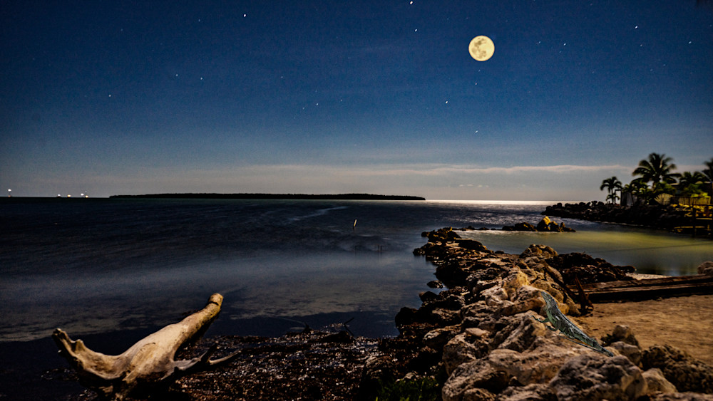Super Moon Over Key Largo Photography Art | Lift Your Eyes Photography