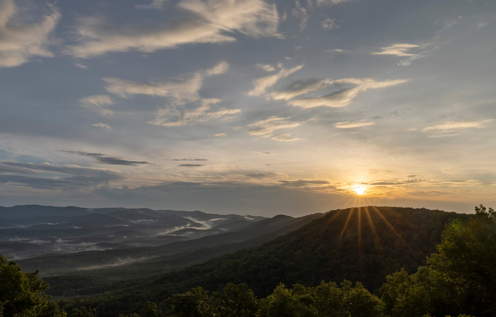 Blue Ridge Sunset Photography Art | Lightscapes Photographic Artwork