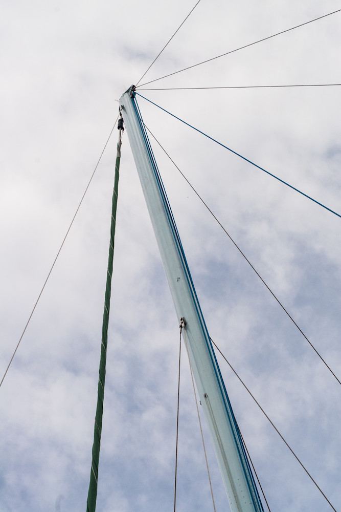 The Mast And Sky Photography Art | William A Pitts Visual Designs