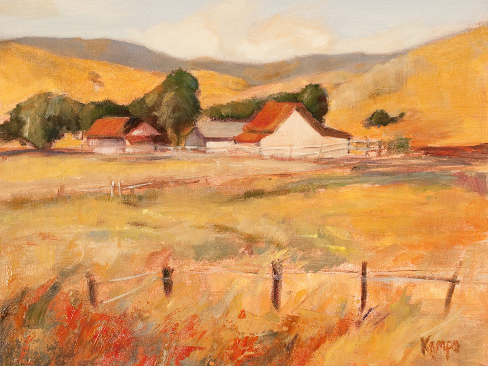 Barn in Golden Field